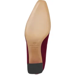 Melania Square Toe Suede Pump Suede