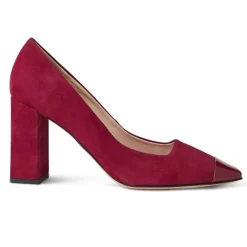 Melania Square Toe Suede Pump Suede