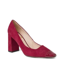Melania Square Toe Suede Pump Suede