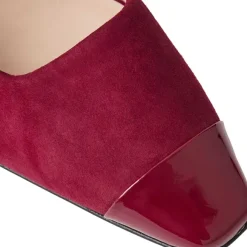 Melania Square Toe Suede Pump Suede