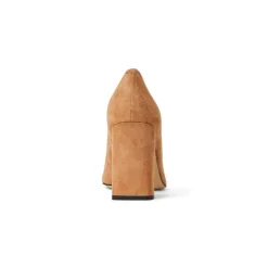 Melania Square Toe Suede Pump Suede