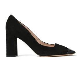 Melania Square Toe Suede Pump
