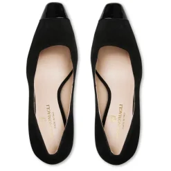 Melania Square Toe Suede Pump
