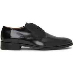 Metti Oxford Black Leather