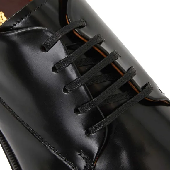 Metti Oxford Black Leather
