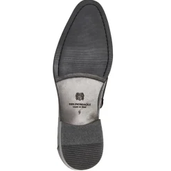 Nathan Penny Loafer- Black Croc