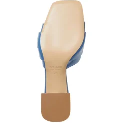 Page Single Band Sandal Blue Patent