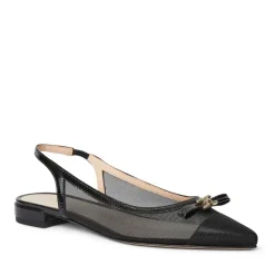 Pamina Slingback Flat Black Patent