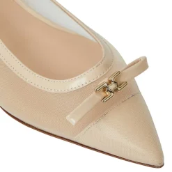 Pamina Slingback Flat Sand Patent