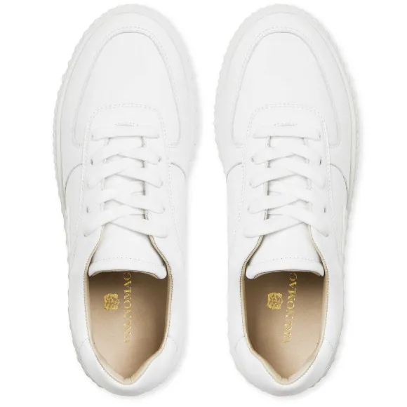 Paola Platform Sneaker Leather