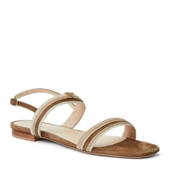Portia Sandal Brown/Natural Suede