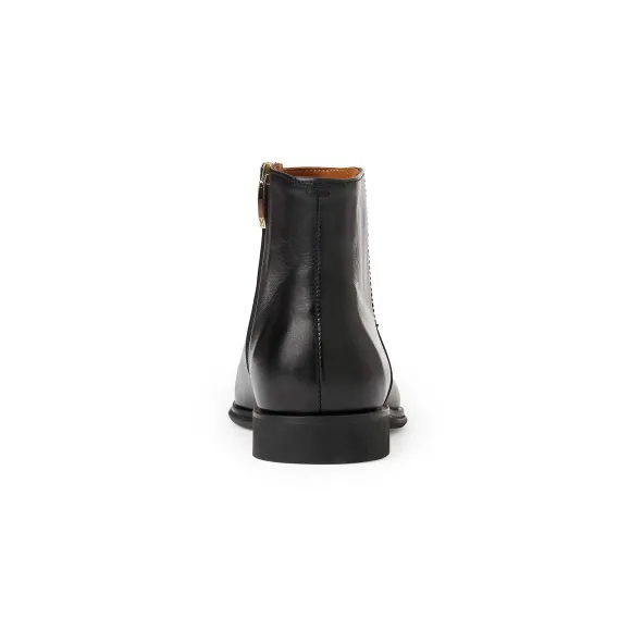 Raging Leather Side Zip Boot