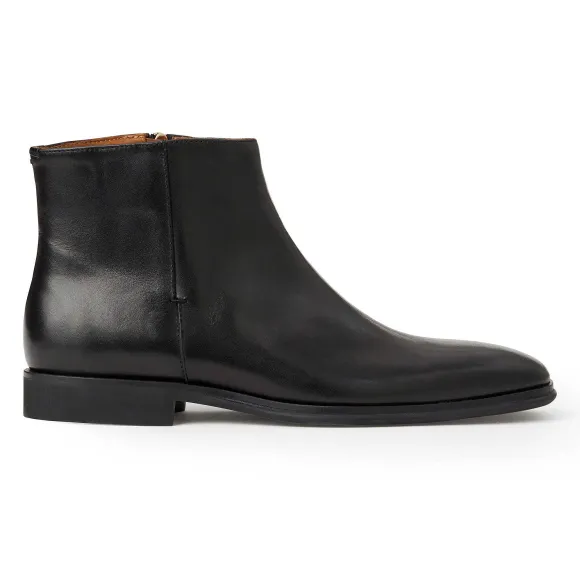 Raging Leather Side Zip Boot