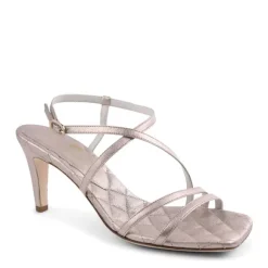 Sandra Strappy Heel - Champagne