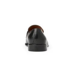 Sante Double Gore Classic Bit Leather Loafer-Black