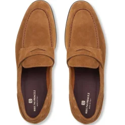 Silas Suede Loafer - Cognac