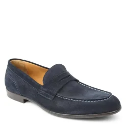 Silas Suede Loafer - Navy
