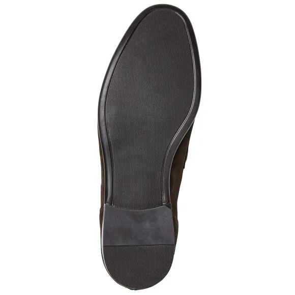 Silas Suede Loafer-Dark Brown