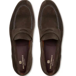 Silas Suede Loafer-Dark Brown
