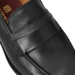 Silvestro Embosssed Bit Loafer Leather