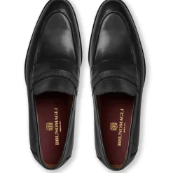 Silvestro Embosssed Bit Loafer Leather