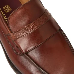 Silvestro Embosssed Loafer Leather