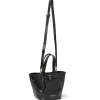 Tessa Mini Tote Black Calf