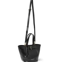 Tessa Mini Tote Black Calf