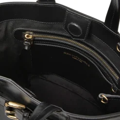 Tessa Mini Tote Black Calf