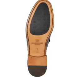 Trieste Classic Moccasin- Black Croc