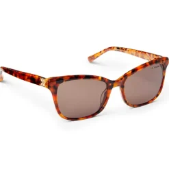 Vales Women's Limited Edition Cat-Eye Sunglasses Honey