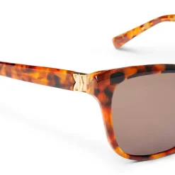 Vales Women's Limited Edition Cat-Eye Sunglasses Honey