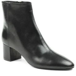 Vinny Leather Ankle Boot - Black