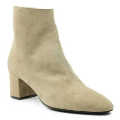 Vinny Suede Ankle Boot - Almond