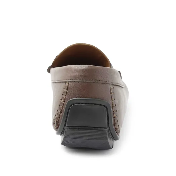 Xander Leather Driving Moccasin - Brown