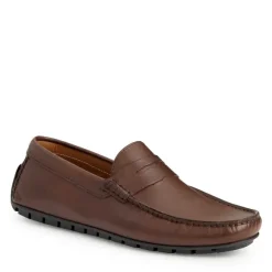 Xane Casual Leather Driving Moccassin-Brown